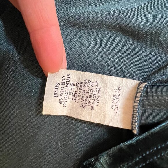 Witchy Whimsigoth Fairy Grunge Maxi Velvet Duster Green Flare Sleeve Small - Picture 5 of 8